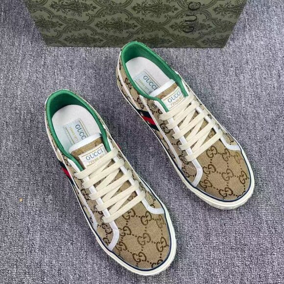 Gucci Women's Tan Sneakers - Picture 2 of 6